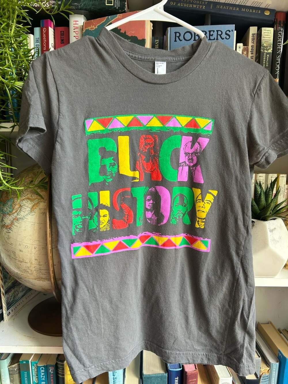 American Apparel Black History Icons Graphic T-Shirt Medium